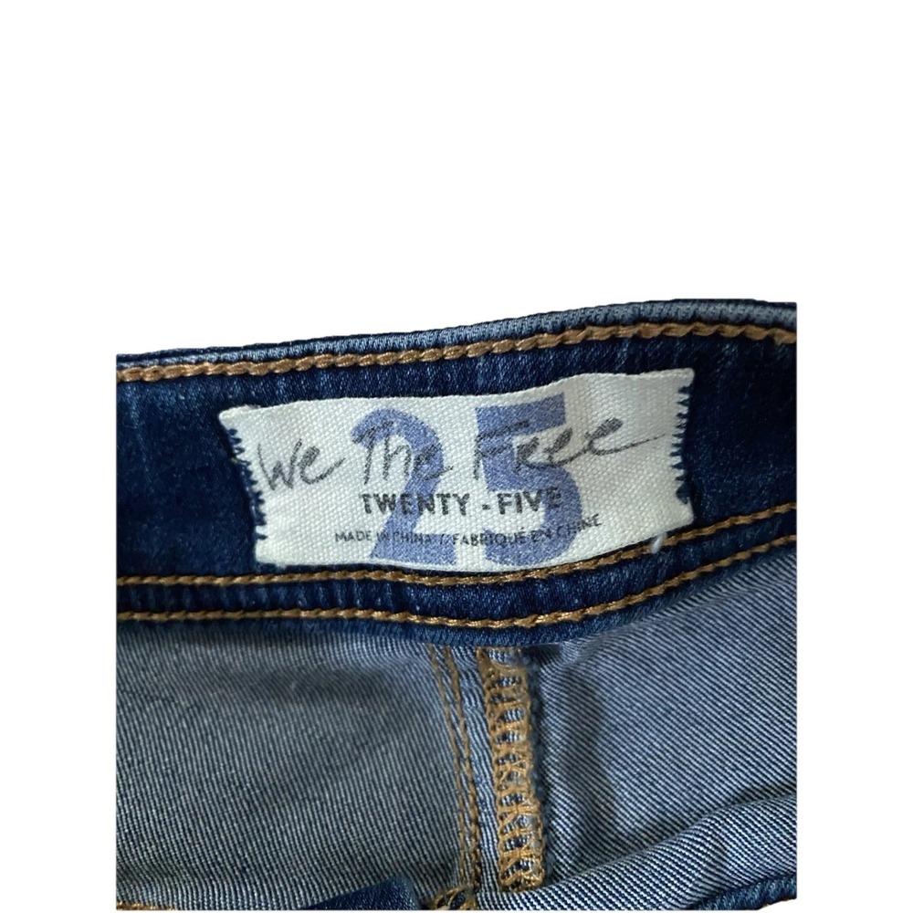 Womens We Are Free Slim Blue Size 25 Jeans. Excellent Condition. - Picture 2 of 6